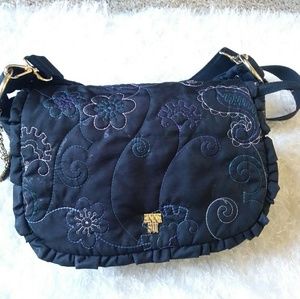 Anna Sui crossbody nylon bag